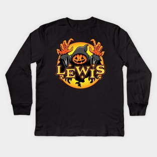 My name is Lewis Kids Long Sleeve T-Shirt